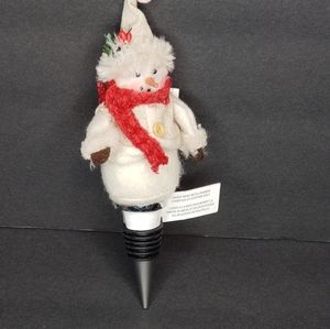 Snowman Wine Bottle Stopper